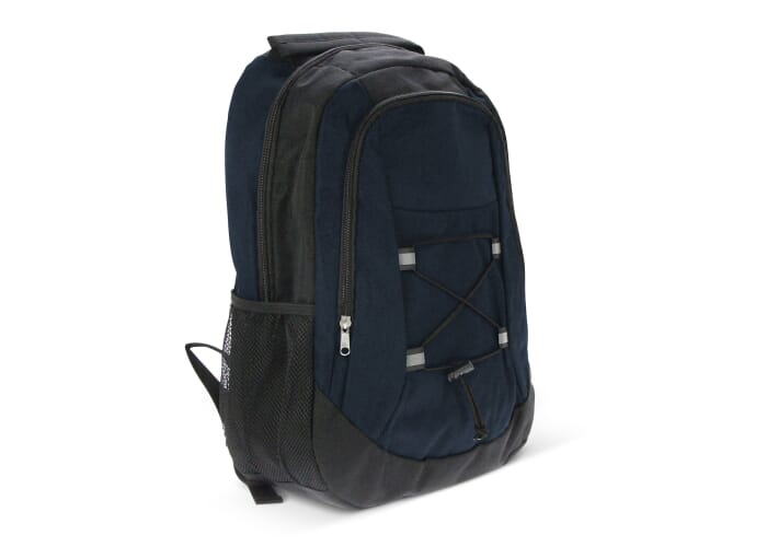 Sac à dos promotionnel PET recyclé et cordon de serrage 25L Bleu foncé